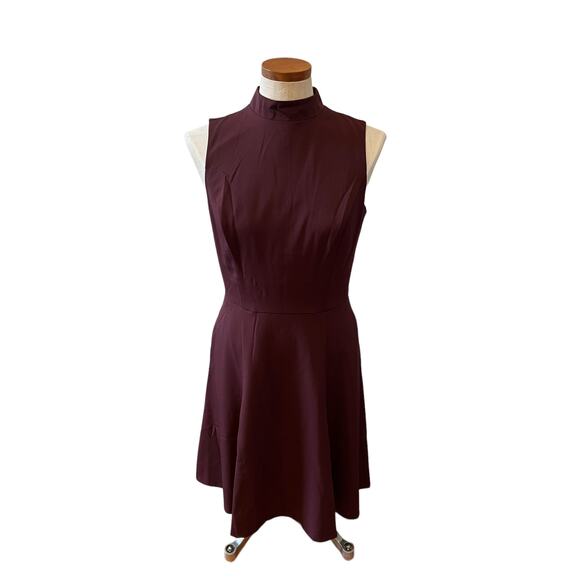 White House Black Market WHBM sleeveless high neck dress Port 8 - Picture 1 of 6